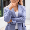 Fria linen box blazer